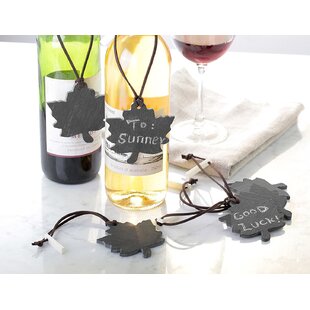 NEW STAR FOOD SERVICE Slate Wine Tag Set (Set of 6)