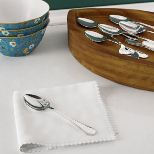 SYMPLE STUFF Bolton Stainless Steel Teaspoon (Set of 12)