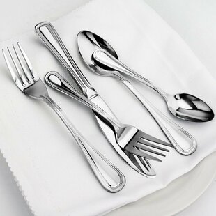 New Star Food Service Slimline Stainless Steel Flatware Set - Service for 12