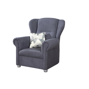 MARLOW HOME CO. Bitter Creek Upholstered Wingback Chair