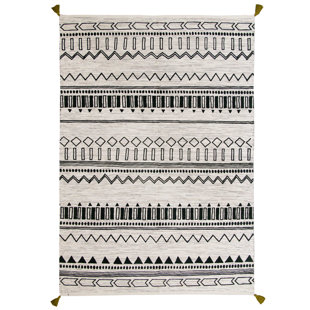 LANGLEY STREET Handgefertigter Flachgewebe-Teppich Heriberto