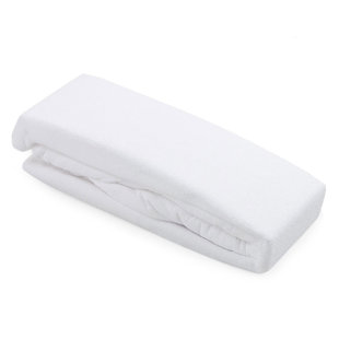 ISABELLE & MAX Griffin Solid Colour Cotton Moses Basket Sheet (Set of 2)
