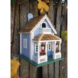 HOME BAZAAR Fledging Series Orleans Cottage 9.75 in x 7.5 in x 9 in Birdhouse