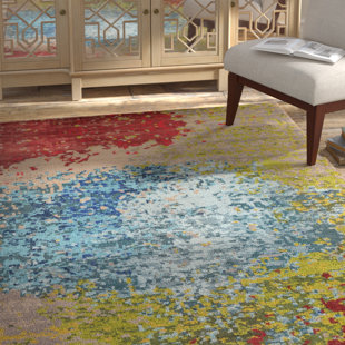MILLWOOD PINES Kalmin Performance Blue Rug