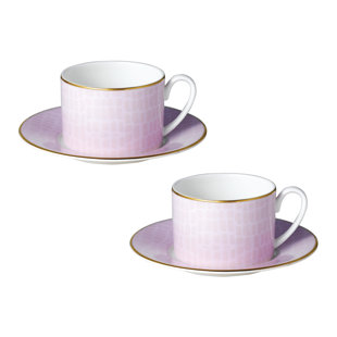 TWIG NEW YORK Layla Cups and Saucers (Set of 2)