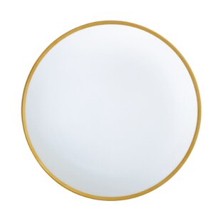 TWIG NEW YORK Golden Edge 10" Bone China Dinner Plate