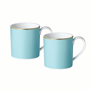 TWIG NEW YORK Charlotte Bone China Coffee Mugs (Set of 2)