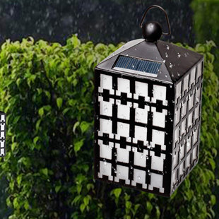 MYFUNCORP Waterproof Solar Powered LED Hanging Lantern (Set of 2)