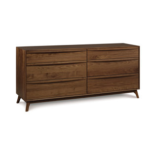 COPELAND FURNITURE Catalina 6 Drawer 66.13'' W Solid Wood Dresser