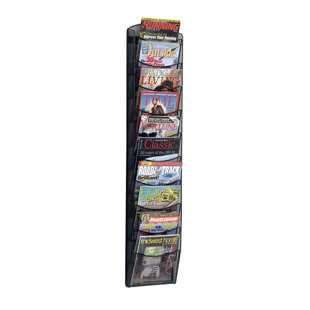 SAFCO PRODUCTS COMPANY Mesh Literature Rack, 10 Compartments