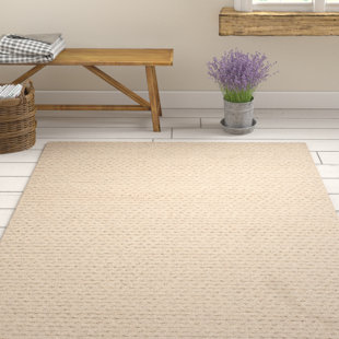 SAND & STABLE™ Laura Handmade Flatweave Wool Beige Rug
