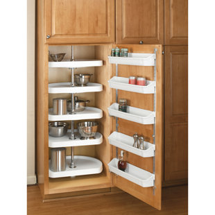 REV-A-SHELF Polymer Pantry D Shape 5 Tier Lazy Susan