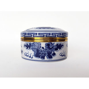 WORLD MENAGERIE Manseau Ceramic Decorative Box