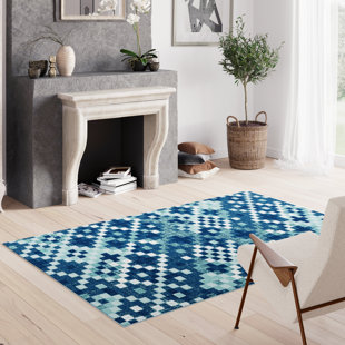 LONGWEAVE Teppich Rubie in Blau