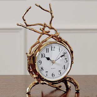 GLOBAL VIEWS Twig Clock