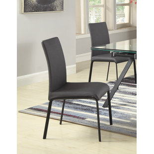 ORREN ELLIS Aida Metal Solid Back Side Chair (Set of 4)