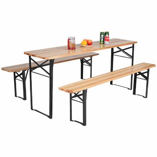 ARLMONT & CO. Rodriguez 4 - Person Rectangular Outdoor Dining Set