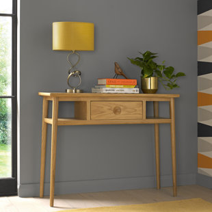 MIKADO LIVING Abdiel 100cm Solid Wood Console Table