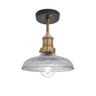 INDUSTVILLE Brooklyn Glass Semi Flush Mount