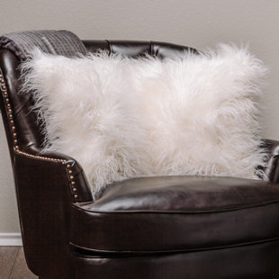 CHANASYA Faux Fur Reversible Pillow Cover (Set of 2)