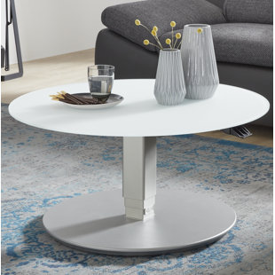 METRO LANE Höhenverstellbarer Couchtisch Erkson aus Glas