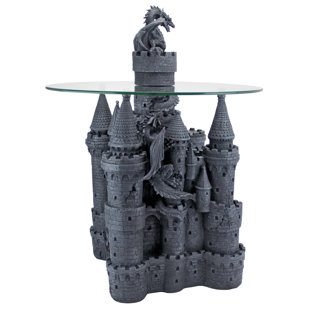 TRINX Langton Castle Figurine End Table