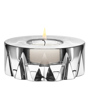 ORREFORS Sarek Crystal Votive Holder
