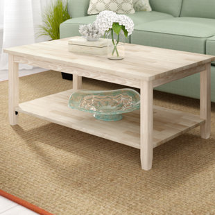 BREAKWATER BAY Nerseh Solid Wood Coffee Table