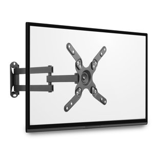 Mount-It! Full Motion TV Wall Mount Bracket w/ 15" Extension Articulating Tilt Arm | Fits 17-47 in.