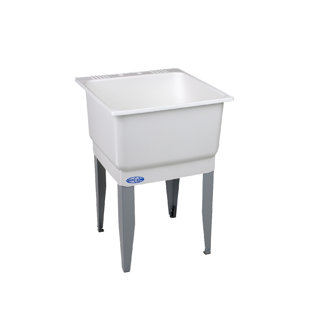 E.L. MUSTEE & SON Utilatub 23" x 25" Free Standing Laundry Sink