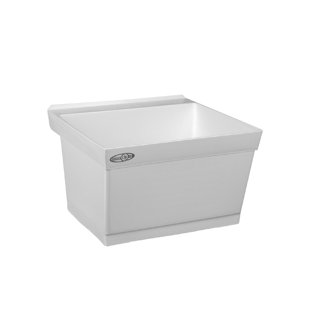 E.L. MUSTEE & SON Utilatub 23" x 23.5" Wall Mounted Laundry Sink
