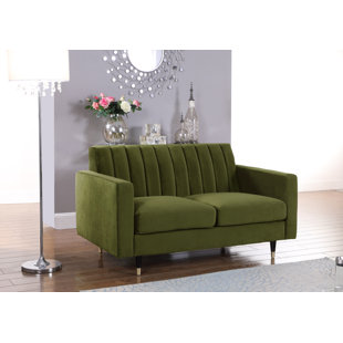 BRAYDEN STUDIO® Conn 60'' Velvet Loveseat