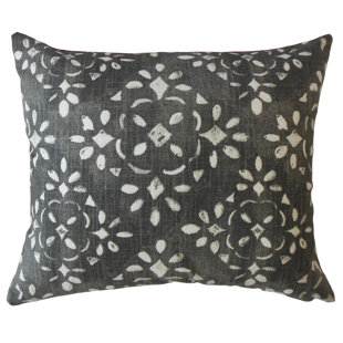 THE PILLOW COLLECTION Edyta Geometric Feather Reversible Throw Pillow