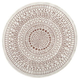 NORTHRUGS Porto Flatweave Orange/Cream Rug