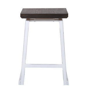 IVY BRONX Avenell Industrial Counter 24.25" Bar Stool (Set of 2)