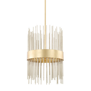 WILLA ARLO™ INTERIORS Baldwyn 4 - Light Dimmable Wagon Wheel Chandelier