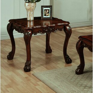 FLEUR DE LIS LIVING Tobin Solid Wood End Table