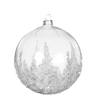 THE HOLIDAY AISLE® Glass Ball Ornament (Set of 2)