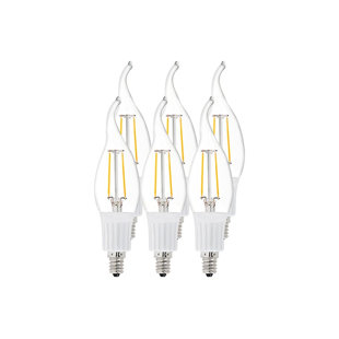 ARTIVA USA Equivalent B11 E12/Candelabra 2700K LED Bulb (Set of 6)