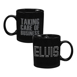 VANDOR LLC Elvis Presley 20 oz. Bas Relief Ceramic Mug (Set of 2)