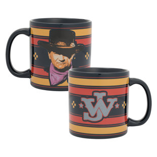 VANDOR LLC John Wayne 20 oz. Ceramic Mug (Set of 2)