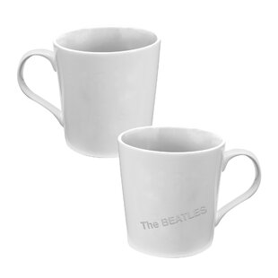 VANDOR LLC The Beatles Album 12 oz. 2 Piece Coffee Mug Set (Set of 4)