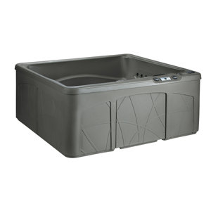 LIFESMART SPAS AND SAUNAS Lifesmart Spas LS350DX 110 Volt 5-Person 28-Jet Rectangle Plug and Play Hot Tub with Ozonator