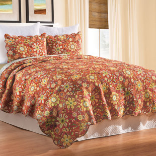 AUGUST GROVE® Featherste 100% Cotton Quilt Set