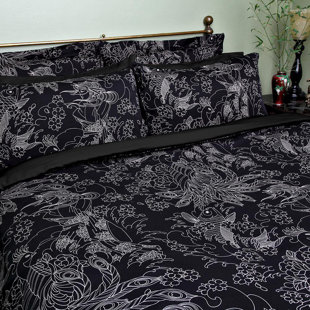 SIN IN LINEN Geisha Moon Comforter