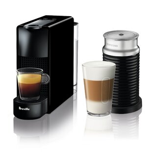 Nespresso Essenza Mini Single-Serve Machine and Aeroccino Milk Frother