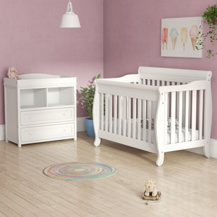 HARRIET BEE Briney Convertible Standard 2 - Piece Nursery Furniture Set