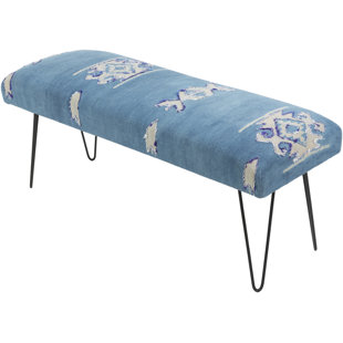 UNION RUSTIC Kimoni Global-Inspired Upholstered Bench