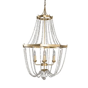 GABBY Whitney 4 - Light Dimmable Empire Chandelier