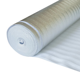 DYNO EXCHANGE 3mm Luxury Silver Foil EVA Underlayment (200 sqft/roll)